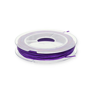 Filo infilaperle elastico 0.8mm viola