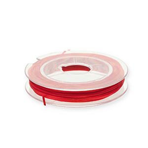 Filo infilaperle elastico 0.8mm rosso