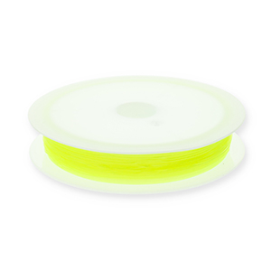 Filo infilaperle elastico 0.5mm giallo neon