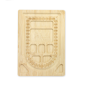 Tavoletta per infilare gioielli legno naturale (colore naturale di legno)