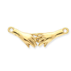 Componenti in acciaio inossidabile distanziatore pinky promise oro