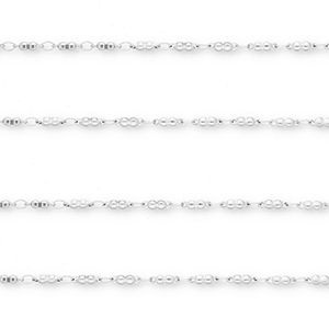 Componenti in acciaio inossidabile catena a rol&ograve; argento