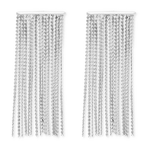 Orecchini in acciaio inossidabile argento