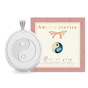 BY31&reg; Ciondoli in acciaio inossidabile Yin & Yang argento