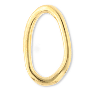 Componenti in acciaio inossidabile distanziatore ovale oro