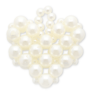 Ciondoli accattivanti cuore bianco