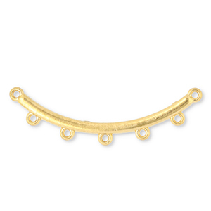 Componenti in acciaio inossidabile distanziatore arco con 5 anellini oro