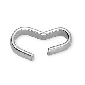 Componenti in acciaio inossidabile connettore doppio argento