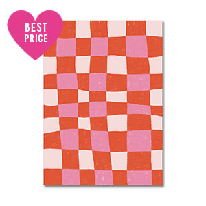 BY31&reg; Espositori bigiotteria in cartoncino cubi rosso-rosa chiaro-bianco