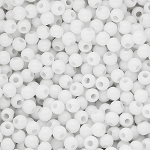 DQ Perline in acrilico 6 mm lucido Snow white 11-0602 TCX
