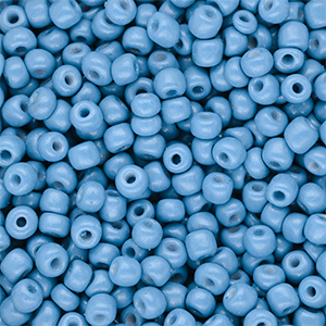 Perline di vetro rocailles 6/0 (4mm) blu chiaro