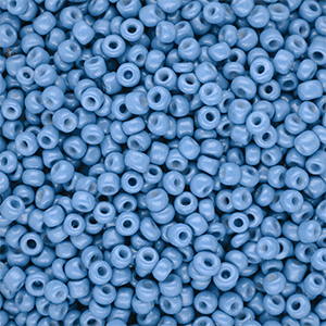 Perline di vetro rocailles 8/0 (3mm) blu chiaro