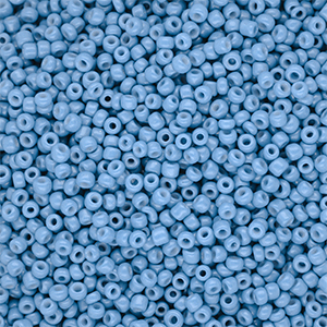 Perline di vetro rocailles 12/0 (2mm) blu chiaro