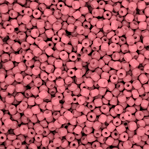 Perline di vetro rocailles 12/0 (2mm) rosa salmone