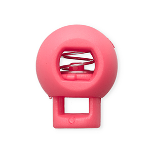 Componenti colorati chiusura stopper per cordoncino palla rosa