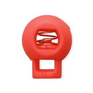 Componenti colorati chiusura stopper per cordoncino palla rosso