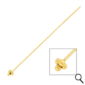 BY31&reg; Componenti in acciaio inossidabile chiodini a testa palline 70mm oro