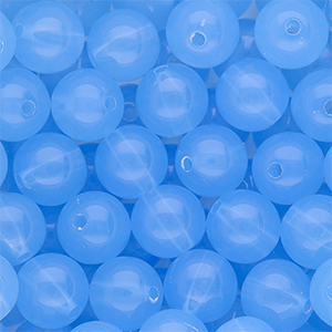 DQ&reg; Perline in acrilico 14 mm lucido blu