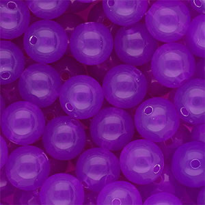 DQ&reg; Perline in acrilico 12 mm lucido viola