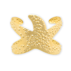 Bracciali in acciaio inossidabile bangle stella marina oro