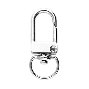 Componenti in acciaio inossidabile anello bris&eacute; portachiavi 32mm argento