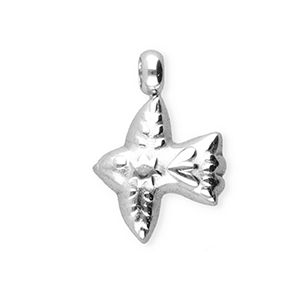 BY31&reg; Ciondoli in acciaio inossidabile uccello argento