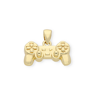 Metallo TQ in ottone ciondolo controller oro