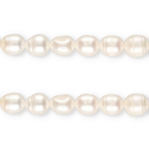 TQ Perle di acqua dolce chicco di riso 12x10mm bianco naturale