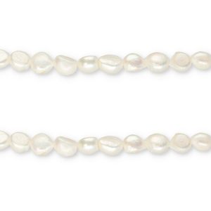 TQ Perle di acqua dolce pepita tonda 8-9mm bianco naturale