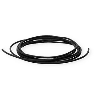 Pelle DQ 1mm tubolare nero