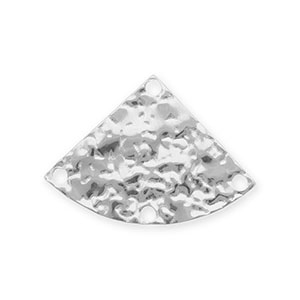 BY31&reg; Componenti in acciaio inossidabile distanziatore ventaglio con 4 anellini argento