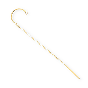 BY31&reg; Componenti in acciaio inossidabile orecchini con anellino oro