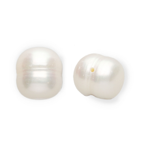Perle di acqua dolce imperfette 8mm bianco naturale