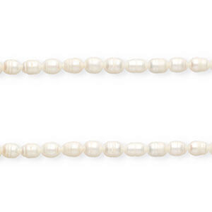Perlas de agua dolce imperfette grano de arroz 9x7-8mm bianco naturale