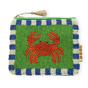 BY31&reg; Pochette granchino verde-arancio bruciato-blu-bianco-oro