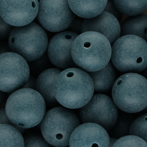 DQ Perline in acrilico 16 mm blu petrolio