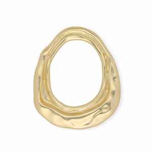 Ciondoli accattivanti / distanziatore ovale Oro