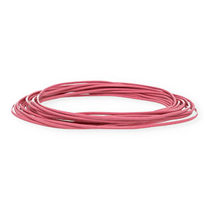 Pelle 1,5mm tubolare rosa