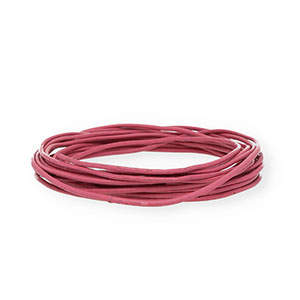 Pelle 2mm tubolare rosa