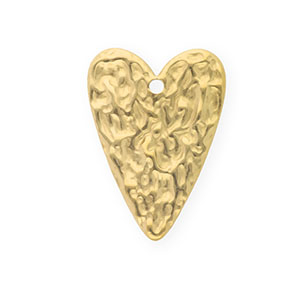 Ciondoli in acciaio inossidabile cuore oro