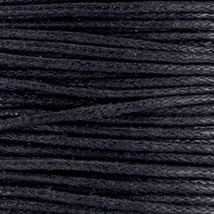Cordoncino cerato 1,0 mm nero