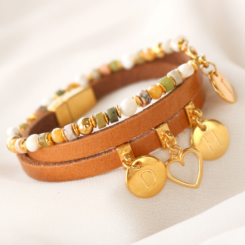 Con i ciondoli lettere di metallo DQ crei bellissimi braccialetti e orecchini personalizzati 