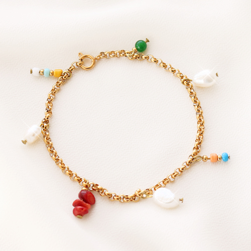 Bijoux estivi con perle d'acqua dolce pepita