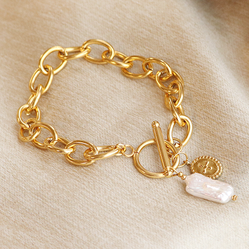 Crea bellissimi gioielli con le perle d'acqua dolce; elementi eleganti in acciaio inossidabile e chiusure robuste.