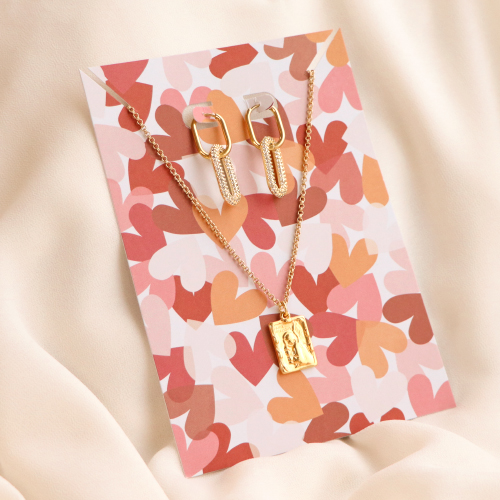 Borse di cotone uniche e cartoncini per bigiotteria