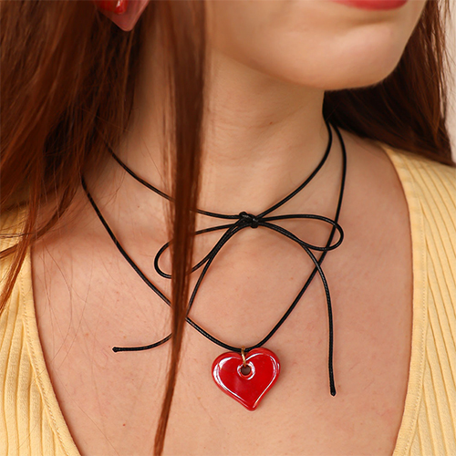 Ecco come creare gioielli con perline di ceramica greca DQ cuore