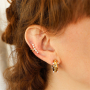 Ispirazione con orecchini ear cuff in acciaio inox