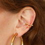 Ispirazione con orecchini ear cuff in acciaio inox