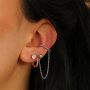 Collezione statement con earcuff BY31&reg; con anellino/i e orecchini a spirale