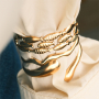 Ispirazione con bracciali bangle in acciaio inox